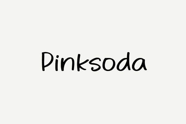 Pinksoda Font