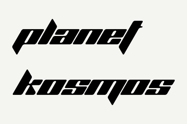 Planet Kosmos Font