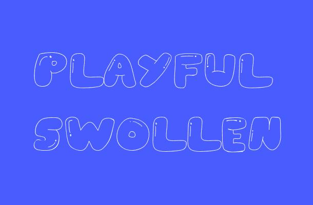 Playful Swollen Font