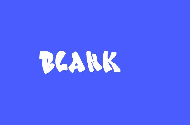 Power Blank Graffiti Font
