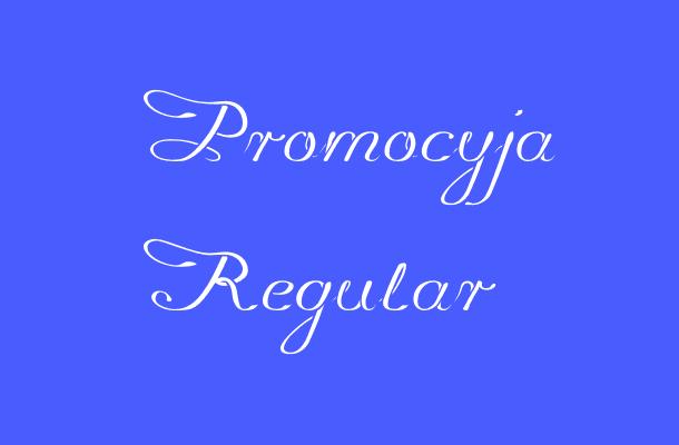Promocyja Regular Font