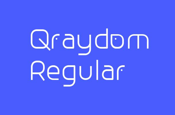 Qraydom Regular Font