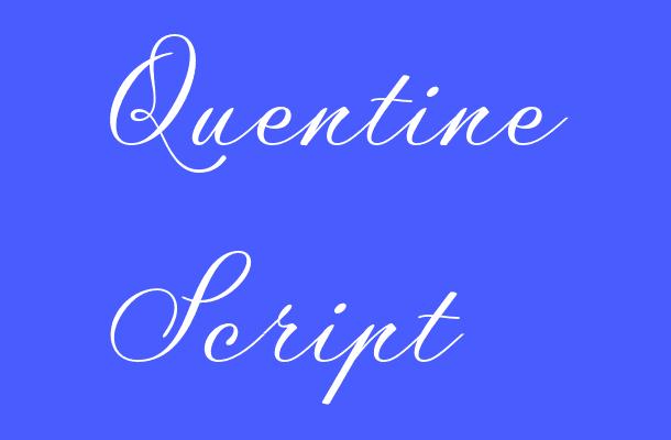 Quentine Script Font