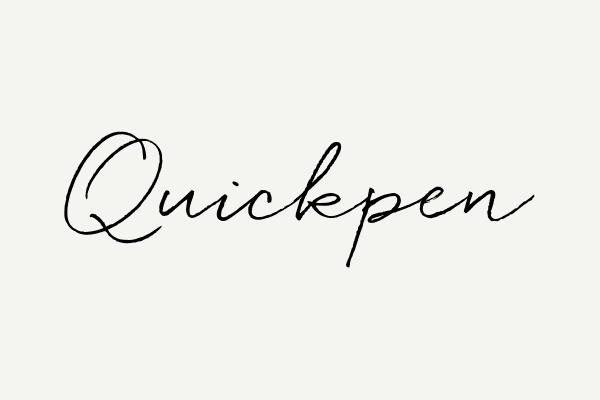 Quickpen Font
