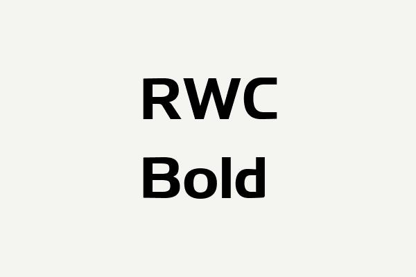 RWC Bold Font