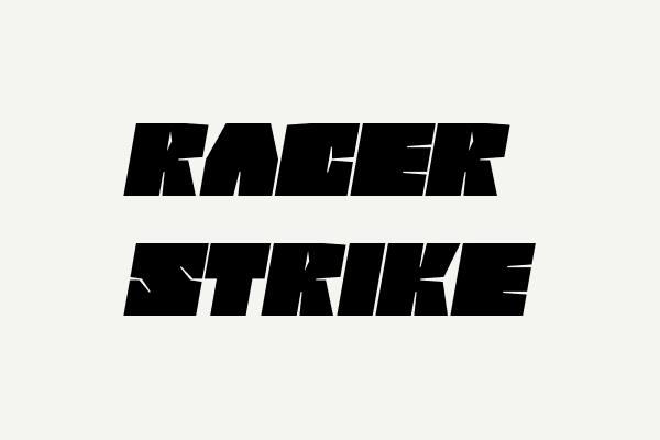 Racer Strike Font