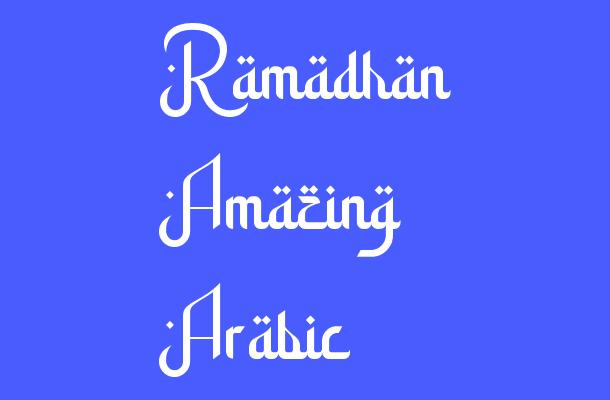 Ramadhan Amazing Arabic Font