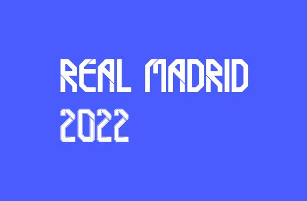 Real Madrid 2022 Font