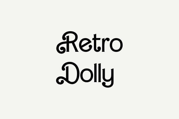 Retro Dolly Font