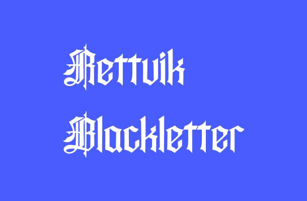 Rettvik Blackletter Font