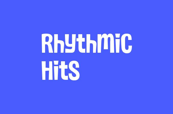 Rhythmic Hits Font Font