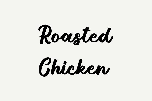Roasted Chicken Font