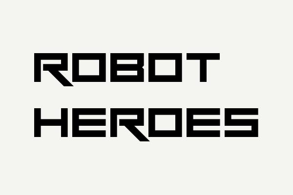 Robot Heroes Font