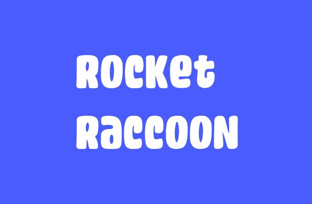 Rocket Raccoon Font