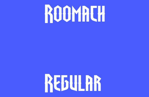 Roomach Regular Font
