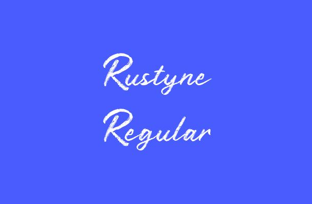 Rustyne Regular Font