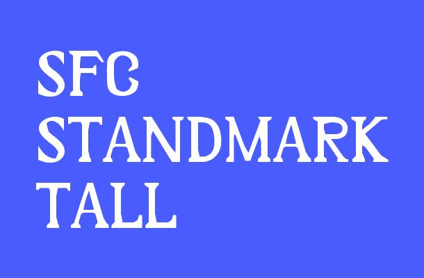 SFC Standmark Tall Font