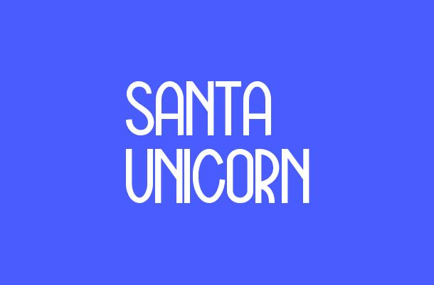 Santa Unicorn Font