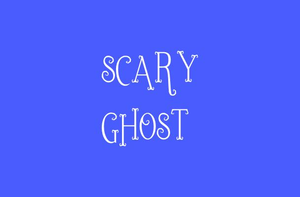 Scary Ghost Font