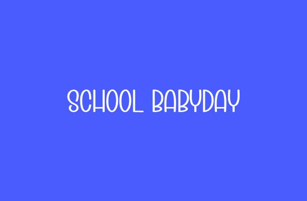 School Babyday Font