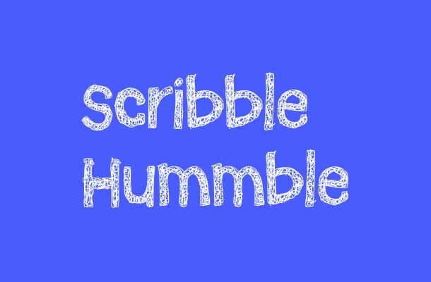 Scribble Hummble Font