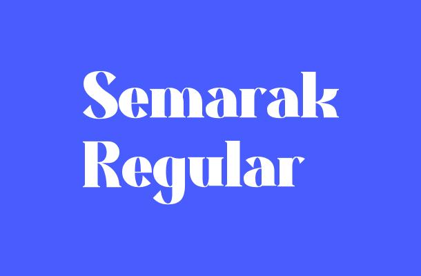 Semarak Regular Font