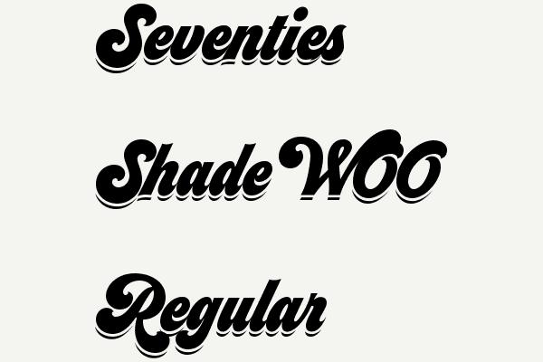 Seventies Shade W00 Regular Font