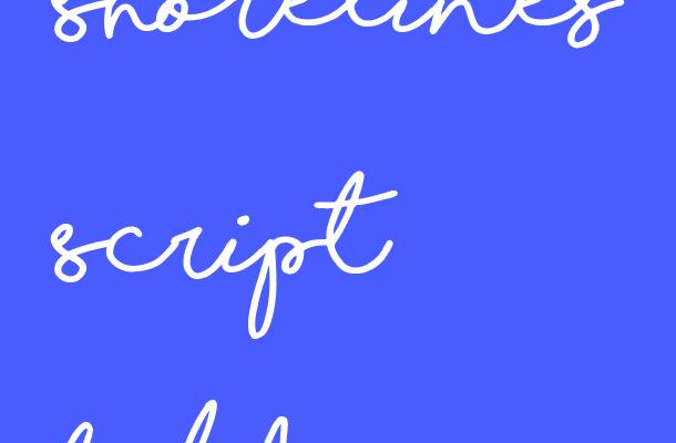 Shorelines Script Bold Font