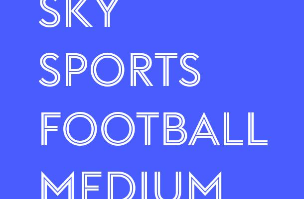 Sky Sports Football Medium Font