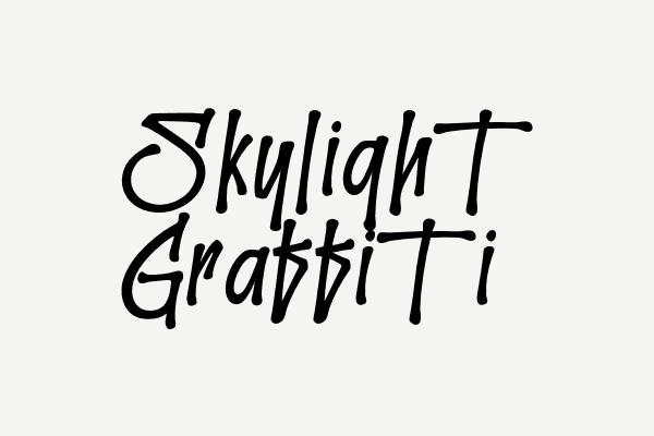 Skylight Graffiti Font