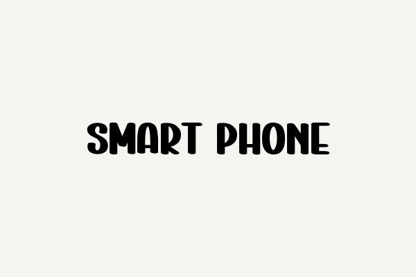 Smart Phone Font