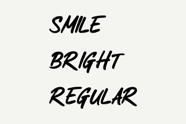 Smile Bright Regular Font
