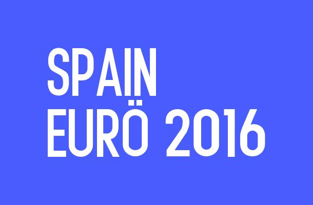 Spain Euro 2016 Font