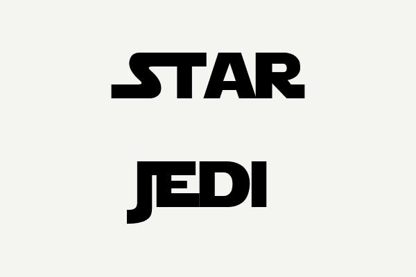 Star Jedi Font