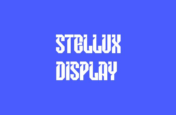 Stellux Display Font