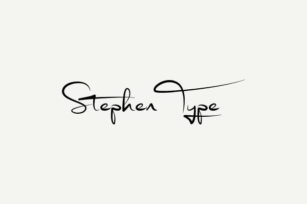Stephen Type Font