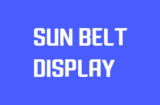 Sun Belt Display Font