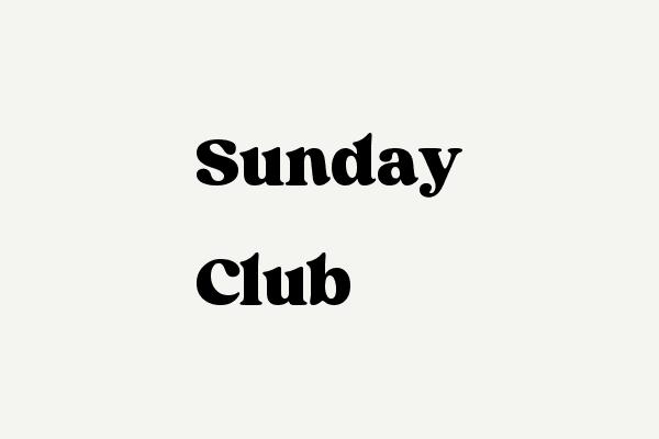 Sunday Club Font