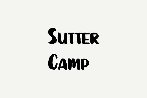 Sutter Camp Font