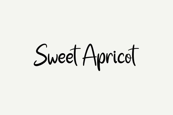Sweet Apricot Font