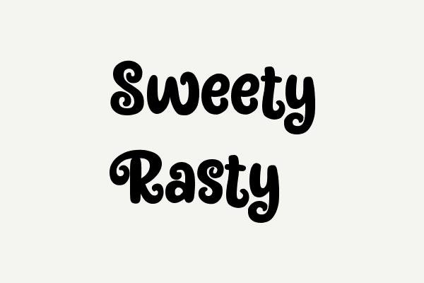 Sweety Rasty Font