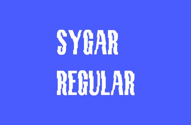 Sygar Regular Font