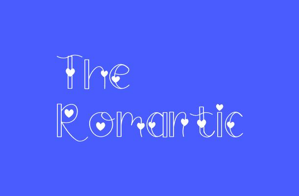 The Romantic Font