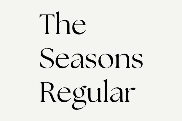 The Seasons Regular Font