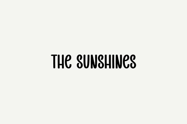The Sunshines Font