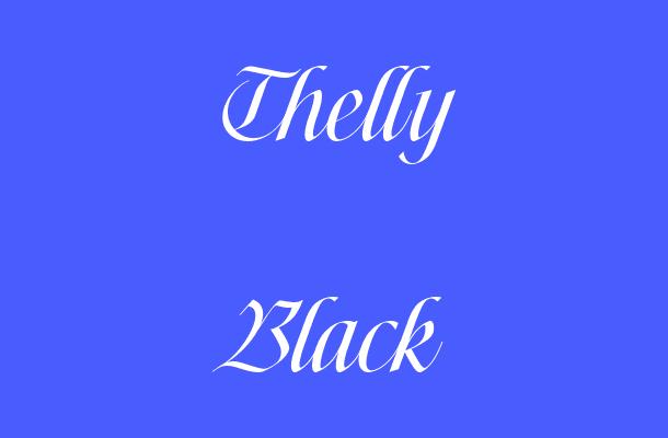 Thelly Black Font