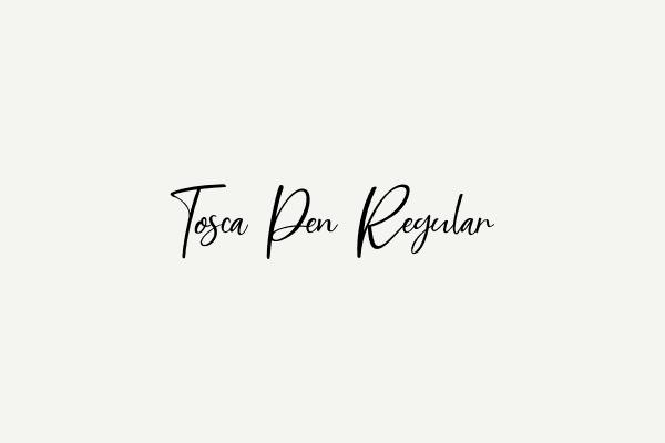 Tosca Pen Regular Font