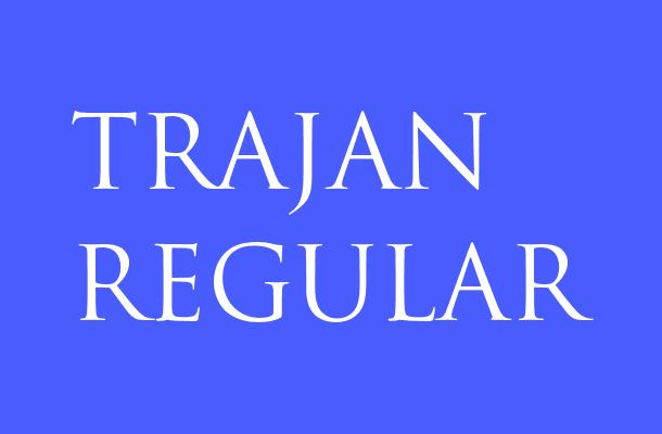 Trajan Regular Font