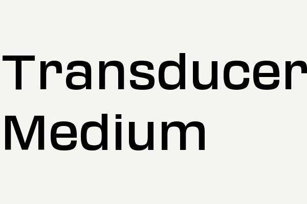 Transducer Medium Font