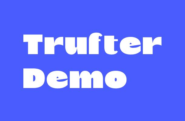 Trufter Demo Font